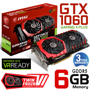 Msi nvidia geforce gtx 1060 gaming clearance x