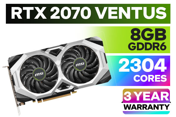 Nvidia Geforce Msi Rtx 2070 Ventus 8g MSI GeForce RTX 2070 VENTUS