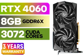 Buy MSI GeForce RTX 4060 GAMING X 8GB GDDR6 GPU - Ultimate Gaming