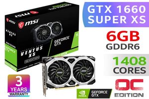 MSI GTX 1660 Super VENTUS XS OC 6GB GDDR6 Graphics Card - Best Deal - South Africa - image 1