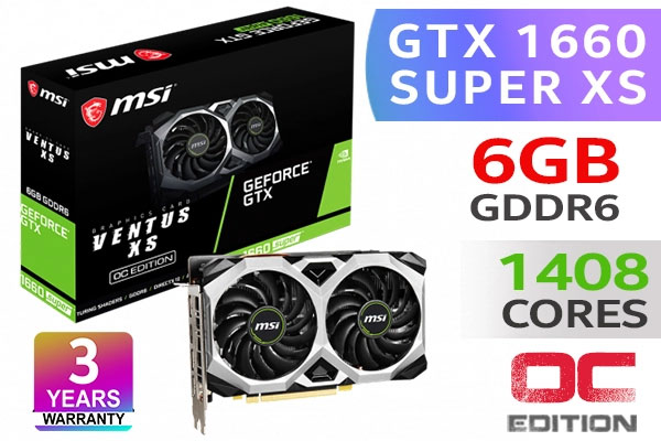 6gb 1660 Super Msi Ventus Xs Xs Ocv1 Msi Ventus Xs Gtx 1650 Super