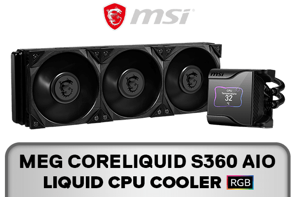Buy MSI MEG CoreLiquid S360 CPU Liquid Cooler | High Performance
