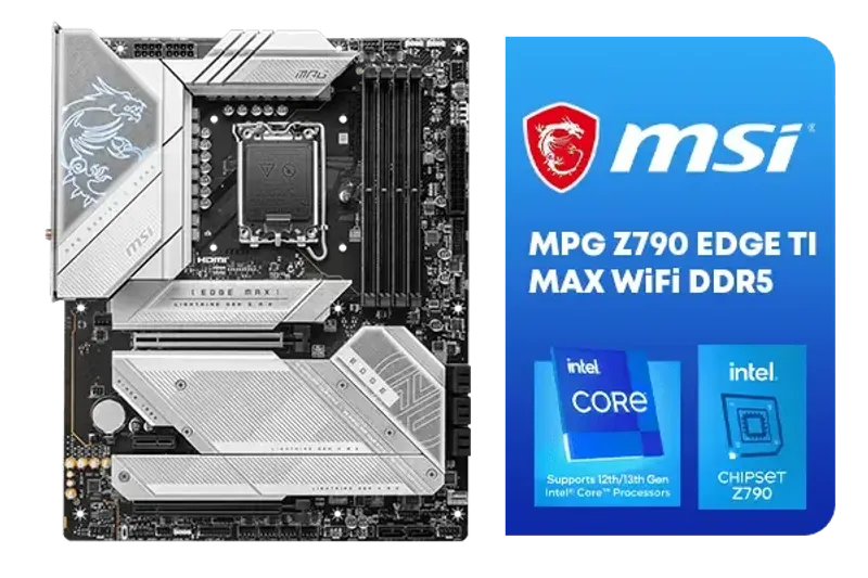 MSI MPG Z790 EDGE TI MAX WIFI ATX Motherboard - High