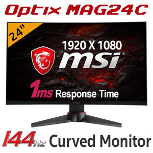 MSI OPTIX MAG24C 144Hz Curved Gaming Monitor