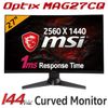 MSI OPTIX MAG27CQ 144Hz Curved Gaming Monitor - Best Deal - South Africa - image 1