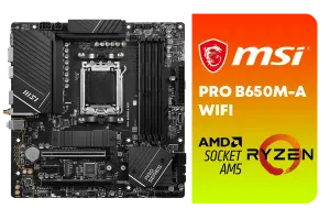 MSI PRO B650M A WiFi AMD Ryzen Motherboard