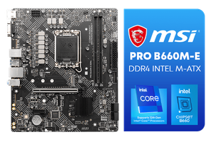 MSI PRO B660M-E DDR4 Intel Motherboard - Best Deal - South Africa - image 1