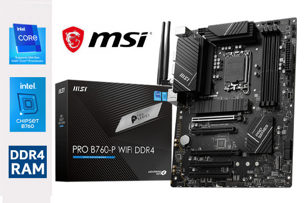 MSI PRO B760-P Wi-Fi DDR4 ATX Motherboard - Best Deal - South