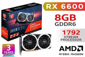MSI Radeon RX 6600 MECH 2X 8GB GDDR6 - Best Deal - South Africa - image 1