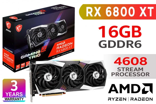 MSI Radeon RX 6800 XT GAMING Z TRIO 16GB - Best Deal - South