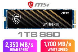 MSI Spatium M371 1TB NVMe SSD - Best Deal - South Africa | Evetech