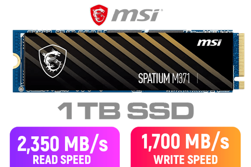 MSI Spatium M371 1TB NVMe SSD - Best Deal - South Africa