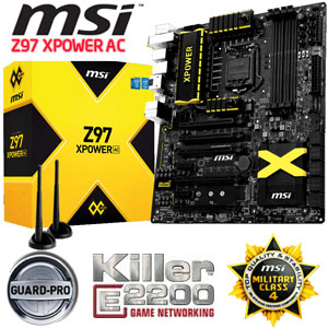 MSI Z97 XPOWER AC Overclocking Motherboard LGA 1150 Socket