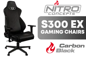 Nitro Concepts S300 EX Gaming Chair Carbon Black