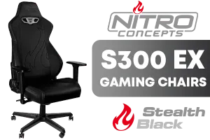 Nitro Concepts S300 EX Gaming Chair Stealth Black