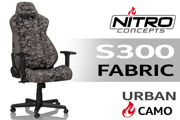 Nitro Concepts S300 Fabric Gaming Chair Urban Camo Best Deal South Africa