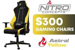 Nitro Concepts S300 Gaming Chair Astral Yellow