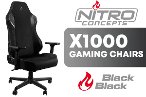 Nitro Concepts X1000 Gaming Chair Black