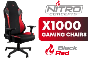 Nitro Concepts X1000 Gaming Chair Black Red