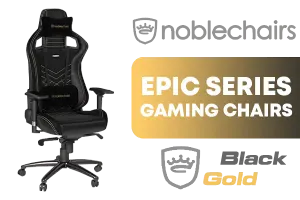 noblechairs EPIC Series Gaming Chair Black Gold