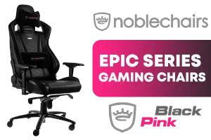 noblechairs EPIC Series Gaming Chair BLACK/PINK