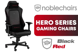 noblechairs HERO Series Gaming Chair Black Red