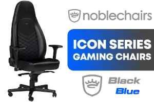 noblechairs ICON Series Gaming Chair Black Blue