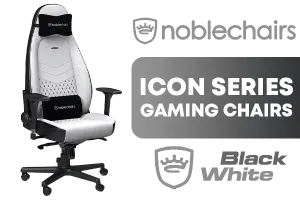 Noblechairs ICON Series Gaming Chair White Black