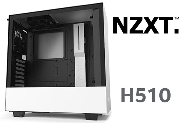 NZXT H510 Tempered Glass Gaming Case - Black/White - Best Deal