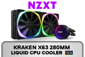 NZXT Kraken X63 280mm RGB AIO Liquid Cooler - Black - Best Deal