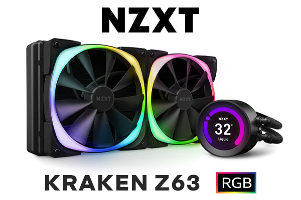 NZXT Kraken Z63 RGB 280mm AIO Liquid Cooler - Black - Best Deal