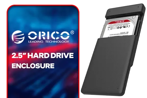 ORICO 2.5 USB 3.0 HDD Enclosure - Fast & Reliable External Storage