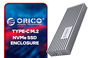 ORICO Type-C NVMe SSD Enclosure - Silver