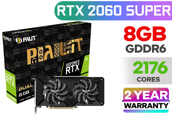 Palit GeForce RTX 2060 Super Dual 8GB - Best Deal - South Africa