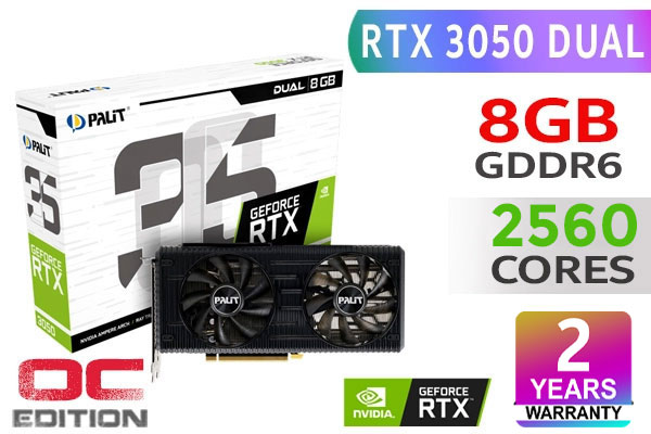 Palit GeForce RTX 3050 DUAL OC 8GB - Best Deal - South Africa