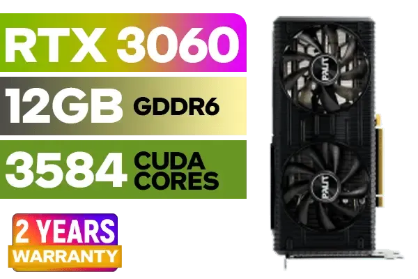 Palit GeForce RTX 3060 DUAL 12GB Graphics Card - Ultimate Gaming