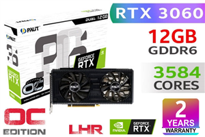 Palit GeForce RTX 3060 DUAL OC 12GB Graphics Card