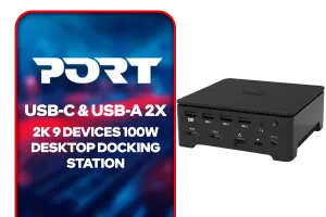 Port USB C & USB A 2x 2k 100W Docking Station