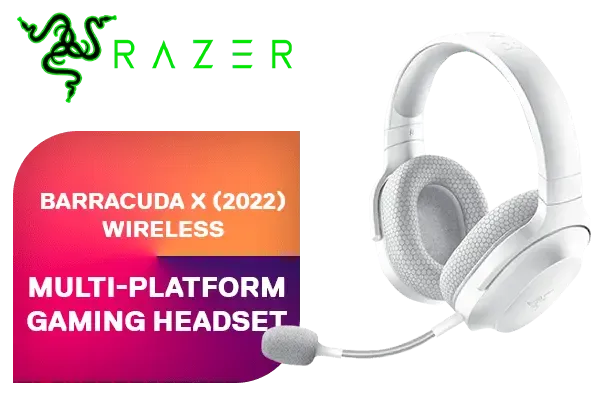 Razer BARRACUDA MERCURY ゲーミングヘッドセット マルチプラットフォームワイヤレスヘッドセット - Barracuda X Mercury