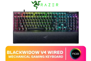 Razer BlackWidow V4 Wired Gaming Keyboard Green Switches