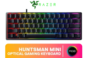 Razer Huntsman Mini Gaming Keyboard Purple Switches Black