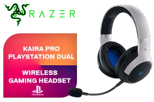 Razer Kaira Pro for PlayStation Wireless Gaming Headset - White