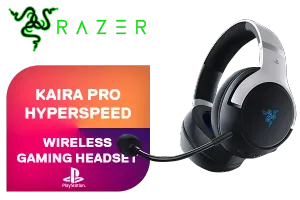 Razer Kaira Pro HyperSpeed Wireless Gaming Headset - White/Black