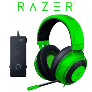 ヘッドホン Razer KRAKEN TOURNAMENT EDITION GREEN Razer Kraken Tournament Edition Green Gaming Headset - Best Deal