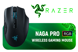 Razer Naga Pro Modular Wireless Gaming Mouse