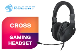 Roccat Cross Over-Ear Stereo Gaming Headset