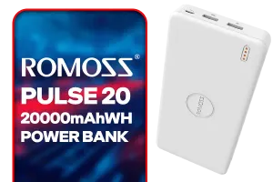 Romoss Pulse 20 20000mAhWH Power Bank White