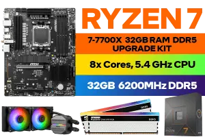 RYZEN 7 7700X PRO B650 S WiFi 32GB RGB DDR5 6200MHz Upgrade Kit