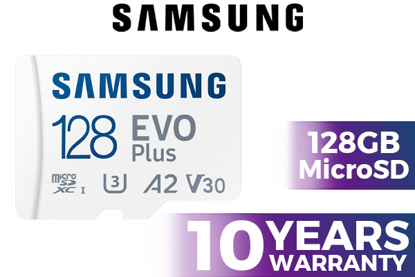 Samsung 128GB Evo Plus microSD SDXC U3 Class 10 A2 Memory Card 130MB/s with  SD Adapter 2021 MB-MC128KA/APC - Technical View