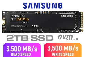 Samsung 970 EVO Plus 2TB NVMe SSD